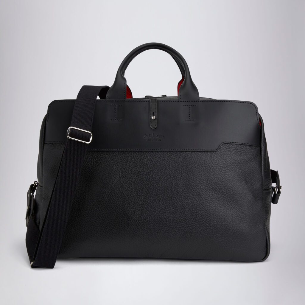 Bill Amberg 本革製ショルダーバッグ EXPLORER_HOLDALL_FRONT-EDIT-LO