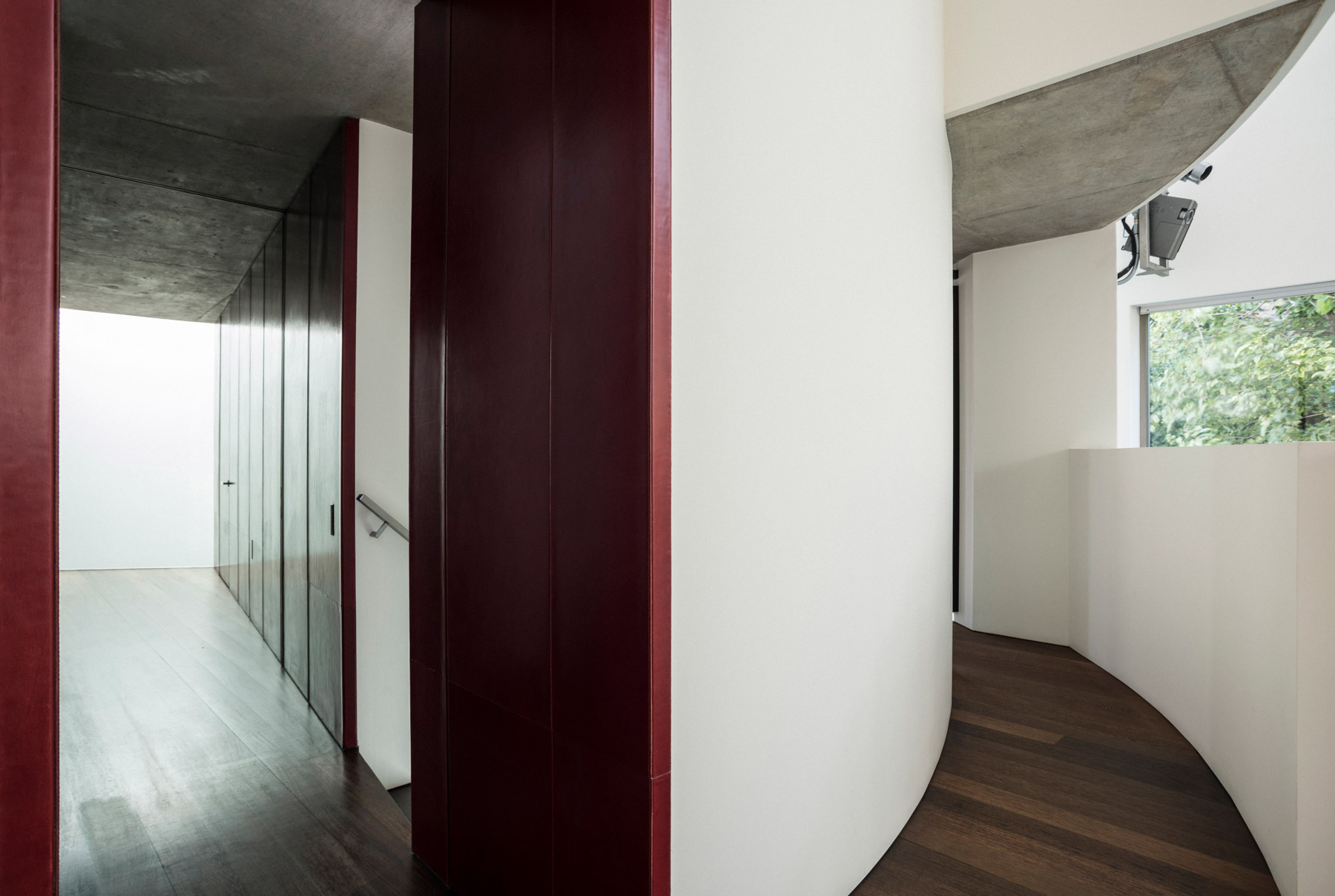 The hallway of the house, showing an alternative view of the vegetable-tanned saddlebacks. The hallway of the house, showing an alternative view of the vegetable-tanned saddlebacks.